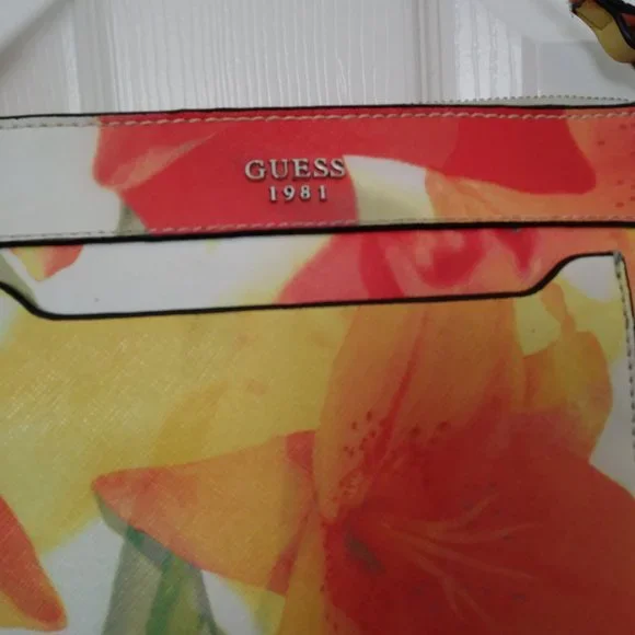 Guess Blessing Yellow Floral Cross-body Bag - Picture 7 of 13